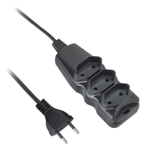 Extensão Elétrica 3 Tomadas Bivolt 10a 250v Elgin Ex203-10m