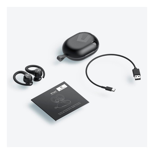 Audífonos in-ear inalámbricos Soundpeats Sport Wings2 negro
