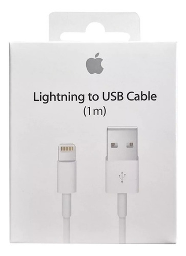 Apple Md818zm/a Usb Lightning (1m) (cable Usb Apple Iphone) Blanco
