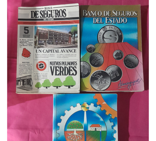 Lote 3 Libros Almanaque Del Banco De Seguros