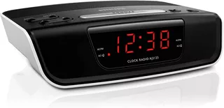 Reloj Despertador Digital Philips, Radio Fm Para Dormitorio