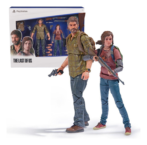 Figuras De Acción Joel & Ellie - Playstation Sny