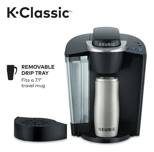 Cafetera Keurig K-classic, K-cup, 6-10 Onzas, Negra
