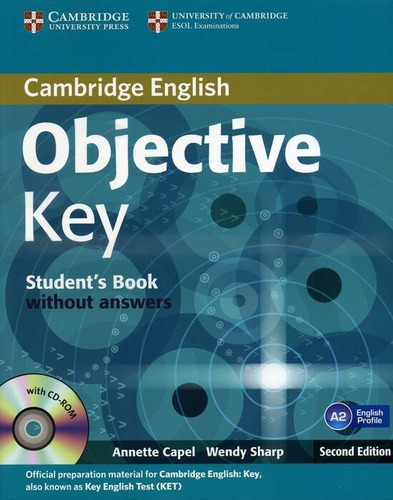 Objective Key -  Student`s With Cd-rom  2nd Edition Kel Edic