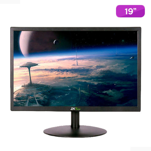 Monitor Zkteco Full Hd 19  Hdmi/vga Vesa Zd19-2k Zkteco