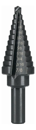 Broca Escalonada Acero 12 Escalones 3/16'' - 7/8'' Adir 9453
