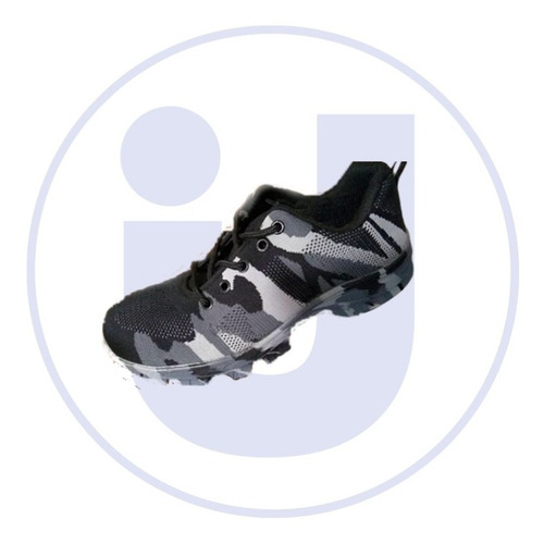 Imagen 2 de 3 de Zapatos P/hierro Camuflajeadas Gris Marca Mapoca