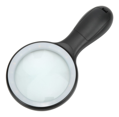 Lupa De Lectura Led Abs Iluminada De Mano