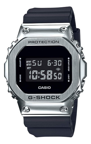 Reloj Casio G-shock De Acero Inoxidable Con Bisel De Metal