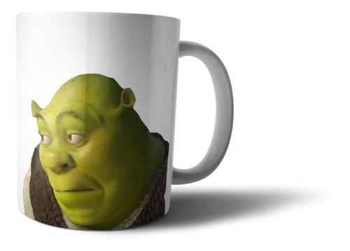 Taza Personalizada Cerámica Importada - Shrek ( Meme )