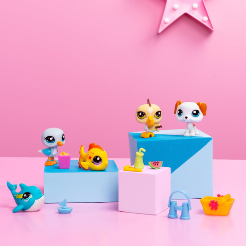 Littlest Pet Shop Amigos De La Playa Gen 7 Mascotas #61 A