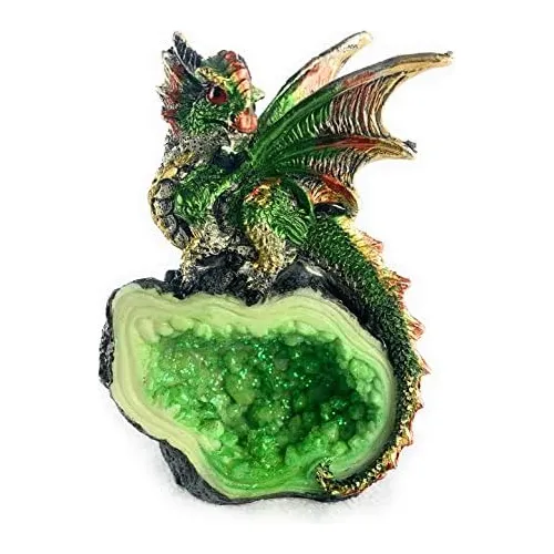 comprar Dragón Roca Cueva Falsa Geoda Centelleante Figurilla D...