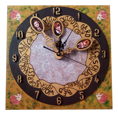 Reloj Weasley De Pared - Harry Potter Multicolor