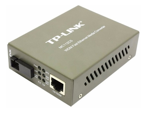 Mc-112cs Conversor De Fibra Ótica Tplink 10/100