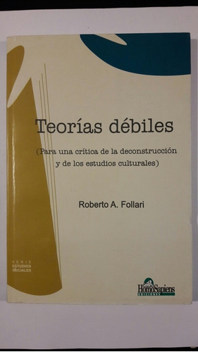 Teorias Debiles Follari L5