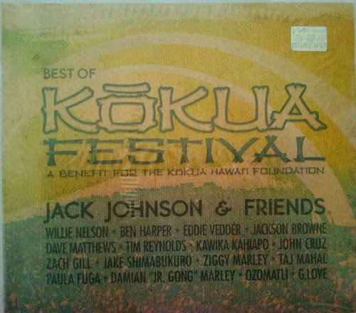 Cd Jack Johnson & Friends  Best Of Kokua Festival 