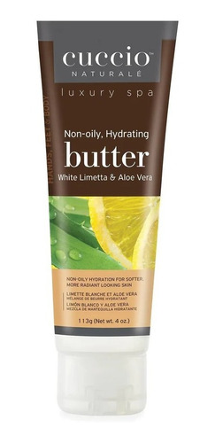 Crema Hidratante Cuccio Butter 113 Grs. White Limetta & Aloe