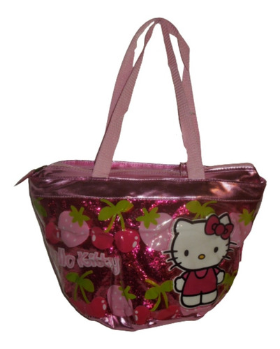 Bolso Hello Kitty Cartera De Paseo Rosa Sanrio Original !!!