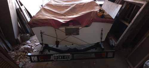 Lancha Pescadora De 4mts. Con Johnson 15hp