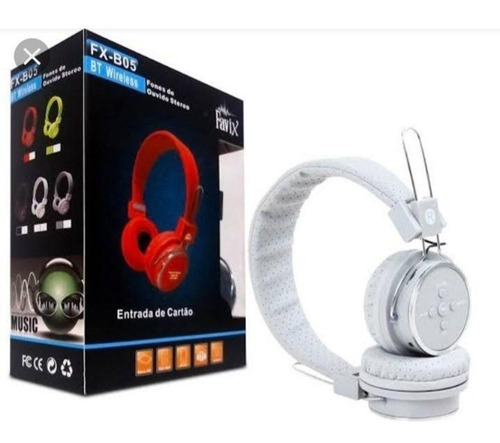 Fone De Ouvido Bluetooth Fm Sem Fio B05 Headfone Cor Preto