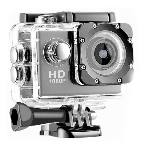 Camara Deportiva Sumergible Full Hd 12mp + Accesorios