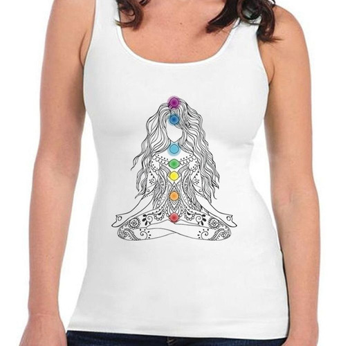 Musculosa Chakra Color Art Meditacion Energia