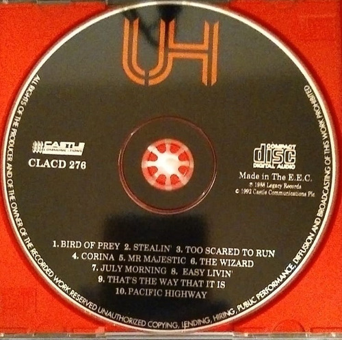 Cd Uriah Heep Live In Moscow (Usado)