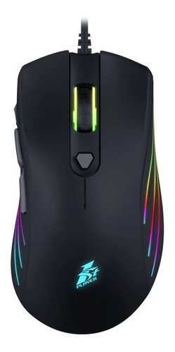 Mouse Gamer 1stplayer Dk3.0 6400 Dpis, Switch Huano Cor Preto