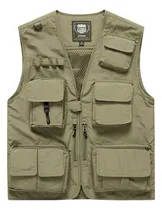 Comprar Chaleco Ropa De Trabajo Con Múltiples Bolsillos Fotógrafo
