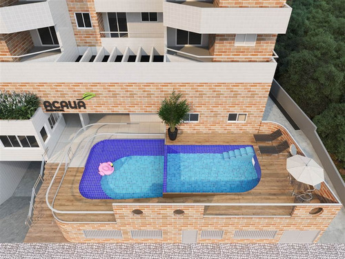 Imagem 8 de 9 de Apartamento, 1 Dorms Com 54.25 M² - Campo Da Aviação - Praia Grande - Ref.: Ter61 - Ter61