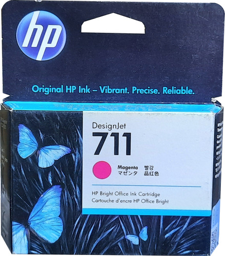 Cartucho De Tinta Original Hp 711 Cz131a Magenta T120 T520