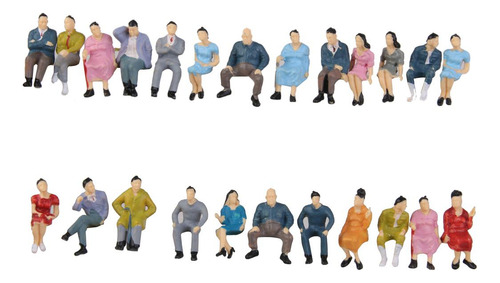 100pcs O Scale Diorama Railway Painted People