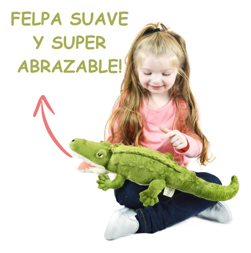 Cocodrilo De Peluche Realista Alta Calidad Viahart