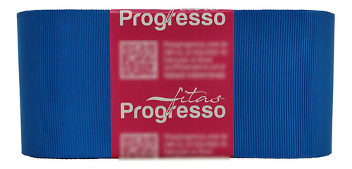 Fita De Gorgurão Larga Gp012 50mm Progresso | 10 Metros Cor Azul Royal