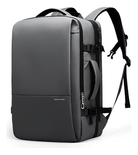 Mochila Mala Viagem Executiva Expansível 45l Usb Mark Ryden Cinza-escuro Fosco