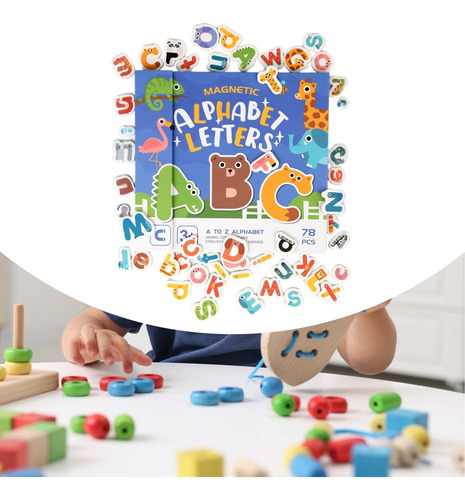 Juguete Magnético Del Tablero De Aprendizaje Del Abc Del