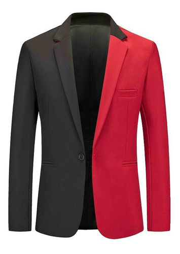 Vestido Formal M Coat Para Hombre, Con Un Solo Botón, Color