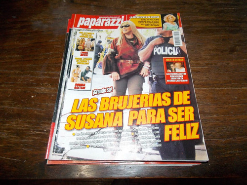 Revista Paparazzi 694 Susana Gimenez Lanata 27/2/15