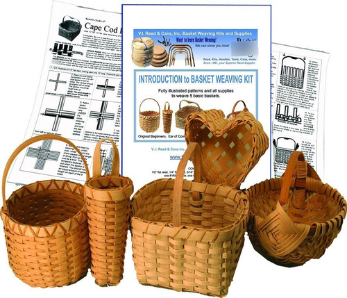 Introduccion Basket Weaving Kit Para 5 Cesta
