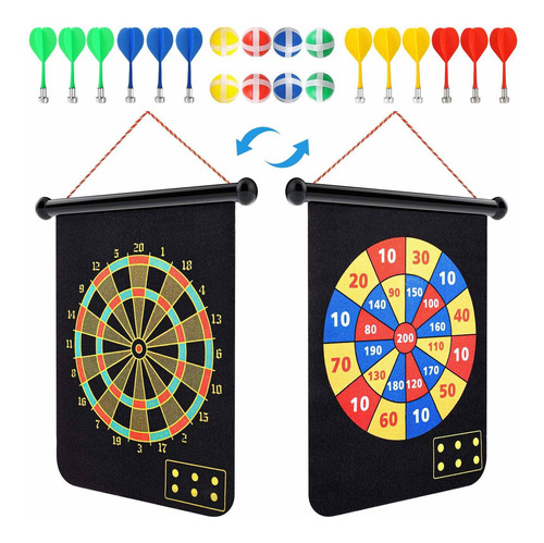 Magnetico Dardo Para Niño Adulto 12 8 Bola Adhesiva Juego