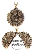Comprar Collares Girasol De Acero Inoxidable  Tu Eres Mi Sol 
