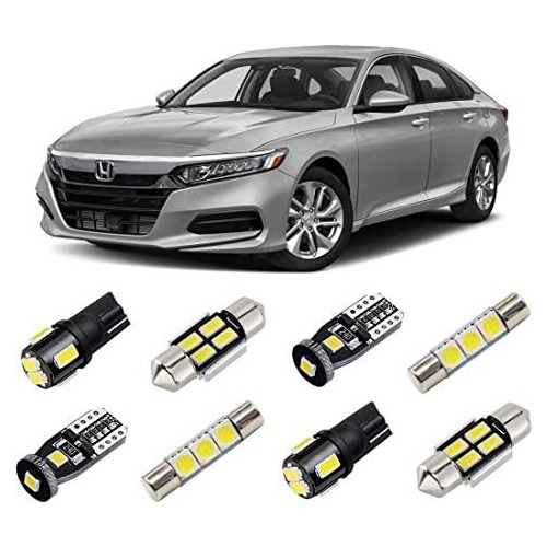 Kit De Luces Led Interiores Blancas Honda Accord 201320...