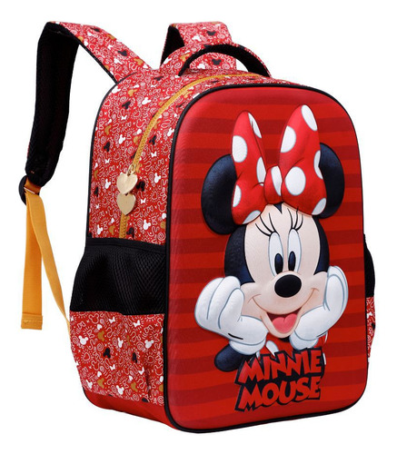 Mochila De Costas Escolar Minnie Mouse Xeryus 16  11452