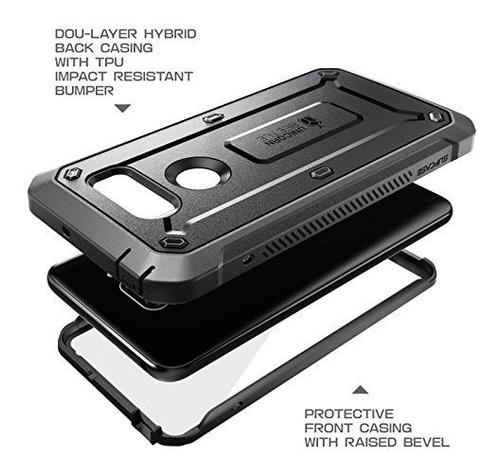 Estuche Para LG V30 Supcase Resistente Cuerpo Completo Hd