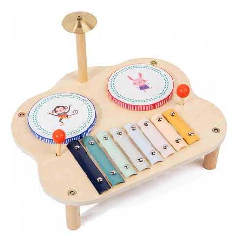 Juguete Musical De Madera, Instrumento De Percusión De