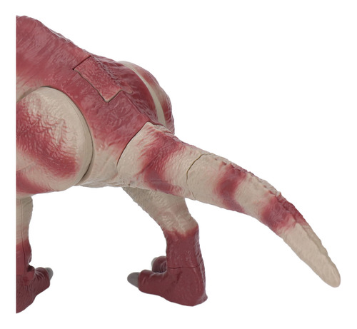 Simulación De Modelo De Dinosaurio Vívida Pintada A Mano Tra