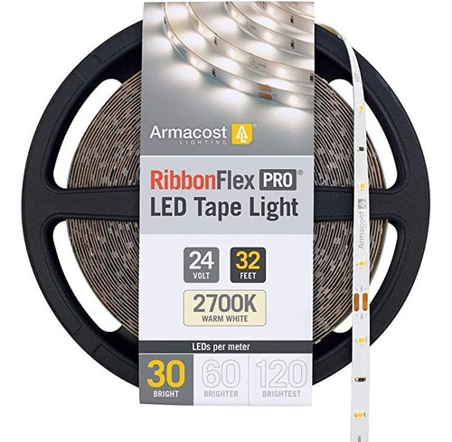 Ribbonflex Pro - Cinta De Luz Led, Blanco Suave ( K), 30 Le.