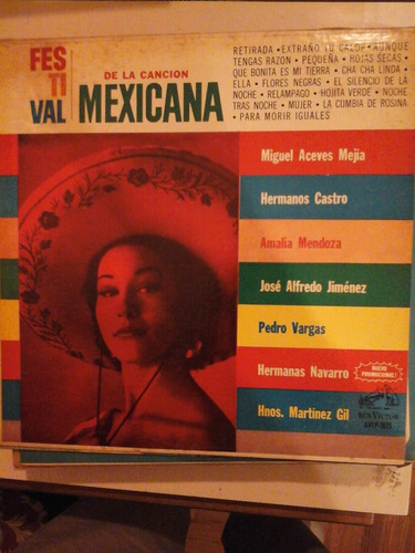 Vinilo 3905 - Festival De La Cancion Mexicana - Rca Victor