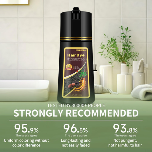 Champú Colorante Para El Cabello Tyayw Silver Gray, 500 Ml,
