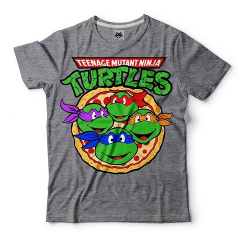 Remera Tortugas Ninja Pizza Premium